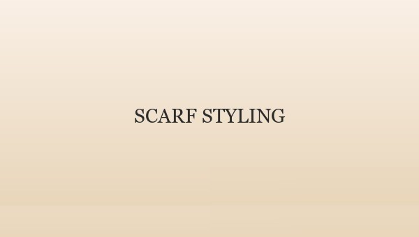 5 ways to wear a silk scarf
