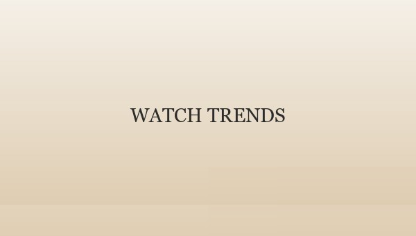 Fashion watch trends for 2026